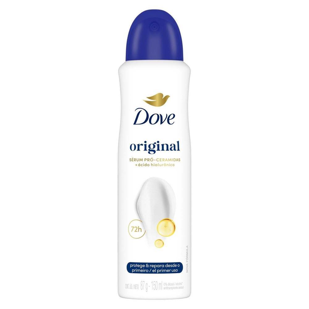 Desodorante Antitranspirante Aerossol Dove Original 72 Horas 150ml - 1