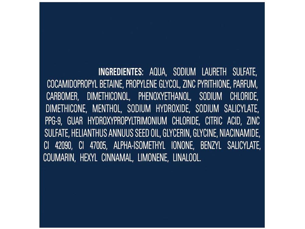 Shampoo Anticaspa Clear Men Ice Cool Menthol 400ml - 16