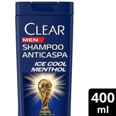 Shampoo Anticaspa Clear Men Ice Cool Menthol 400 ml