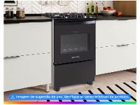 Fogão 4 Bocas Brastemp Preto Mesa de Vidro BFO4 - 2