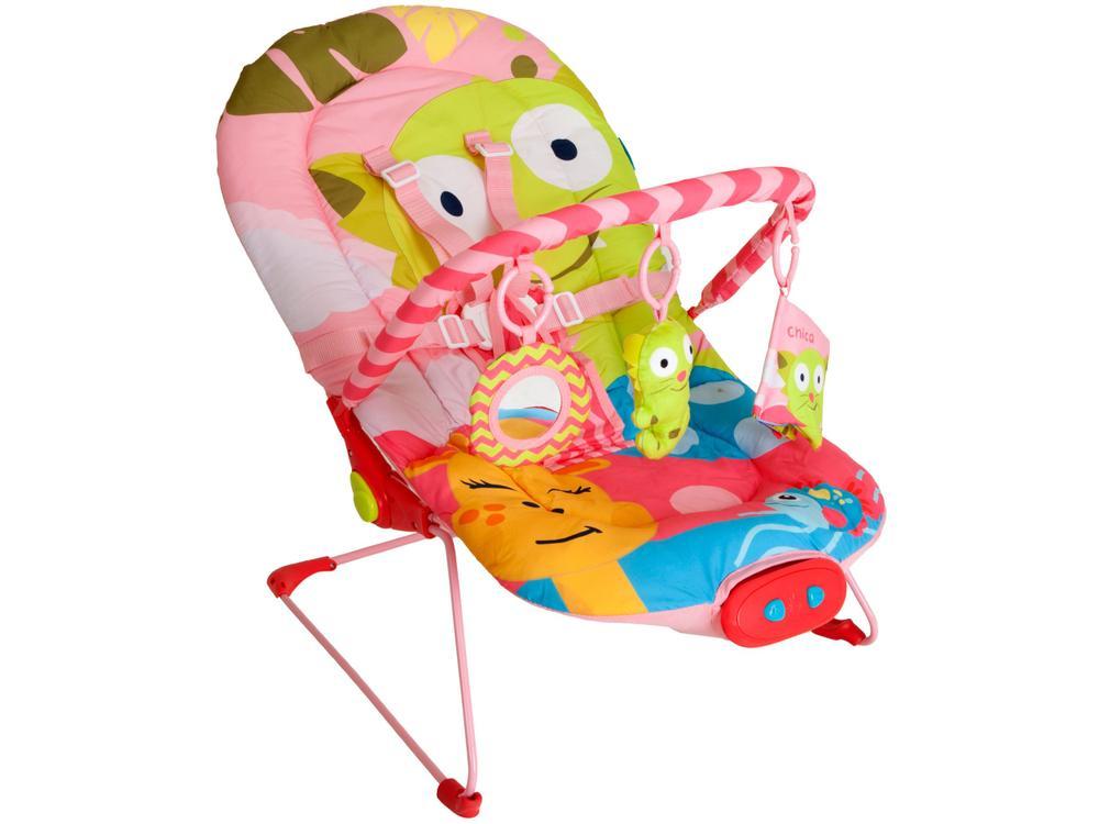 Cadeirinha de Descanso MultiKids Baby Reclinável Vibratória Gato 0 a 15kg - 1