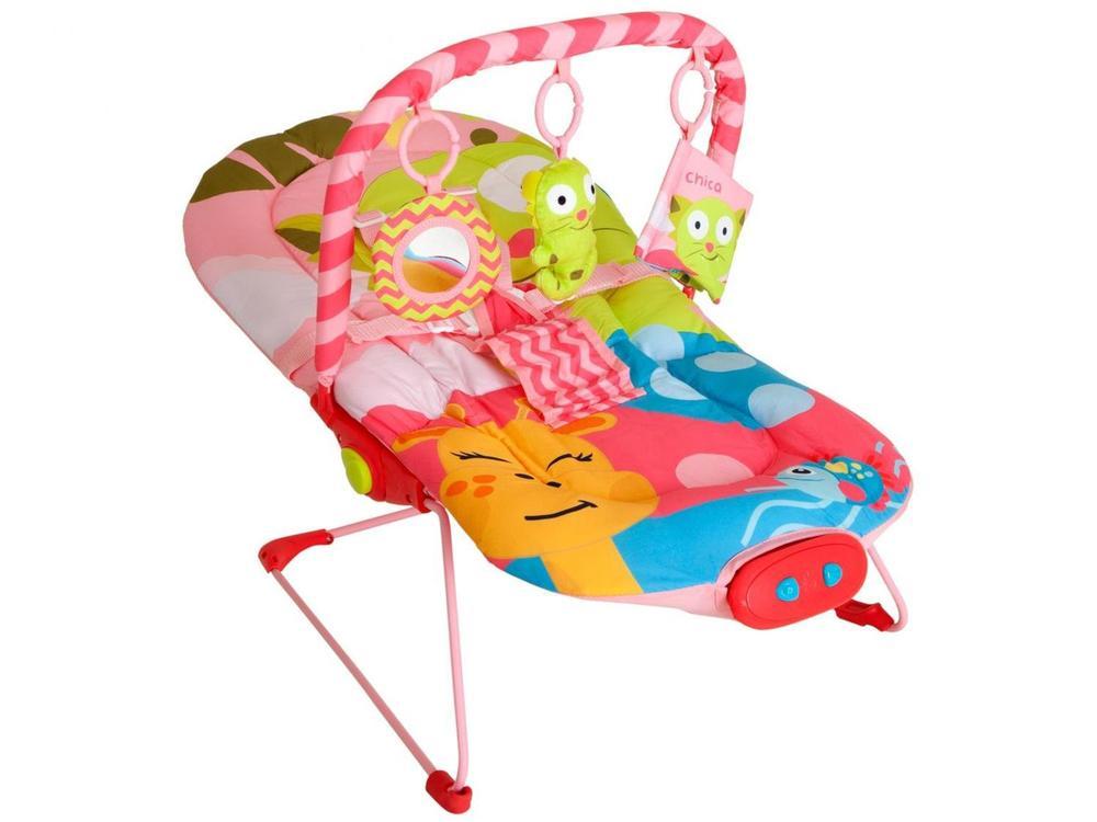 Cadeirinha de Descanso MultiKids Baby Reclinável Vibratória Gato 0 a 15kg - 3