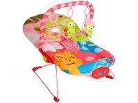 Cadeirinha de Descanso MultiKids Baby Reclinável Vibratória Gato 0 a 15kg - 10
