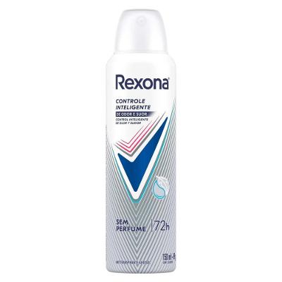 Desodorante Antitranspirante Aerossol Rexona sem Perfume Feminino 72 Horas 150ml