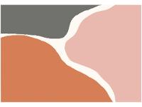 Placa Decorativa MDF Terracota Cores 20x29cm - 1