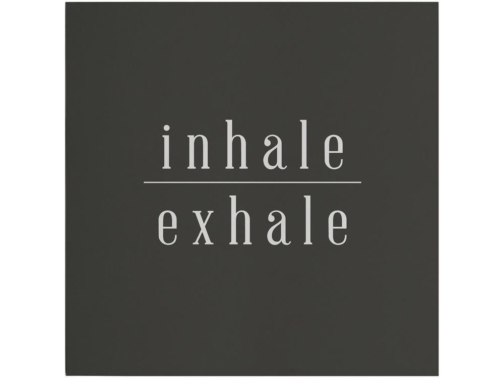 Placa Decorativa MDF Good Vibes Inhale Exhale - 1