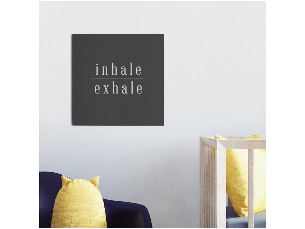 Placa Decorativa MDF Good Vibes Inhale Exhale - 2