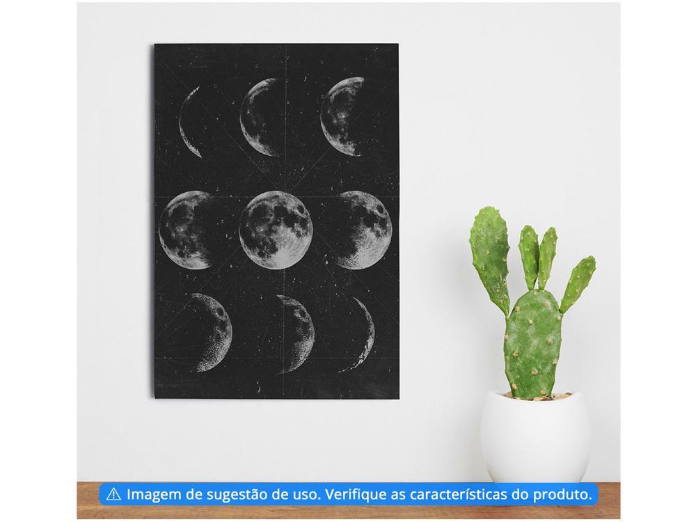 Placa Decorativa MDF Good Vibes Fases da Lua - 2