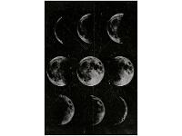 Placa Decorativa MDF Good Vibes Fases da Lua - 1