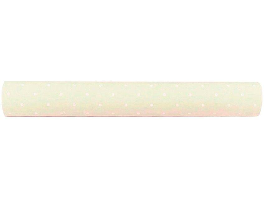Papel de Parede Infantil Creme Bolinhas Vinílico - 6