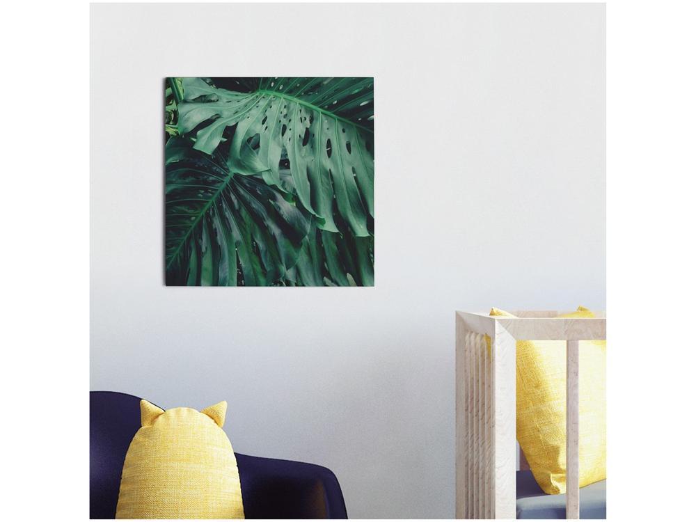 Placa Decorativa MDF Folhagens Costela Adão   - 2