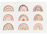 Placa Decorativa MDF Rainbows 20x29cm - 1