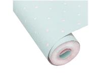 Papel de Parede Infantil Verde Bolinhas Vinílico - 5