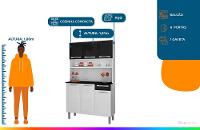 Kit Cozinha Itatiaia Rose com - 2