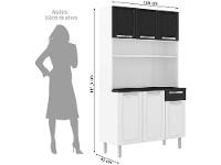 Kit Cozinha Itatiaia Rose com - 16