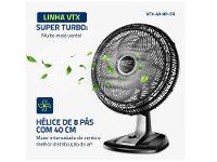 Ventilador de Mesa Mondial VTX-40-8P Turbo 40cm 3 Velocidades - 3