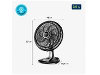 Ventilador de Mesa Mondial VTX-40-8P Turbo 40cm 3 Velocidades - 10