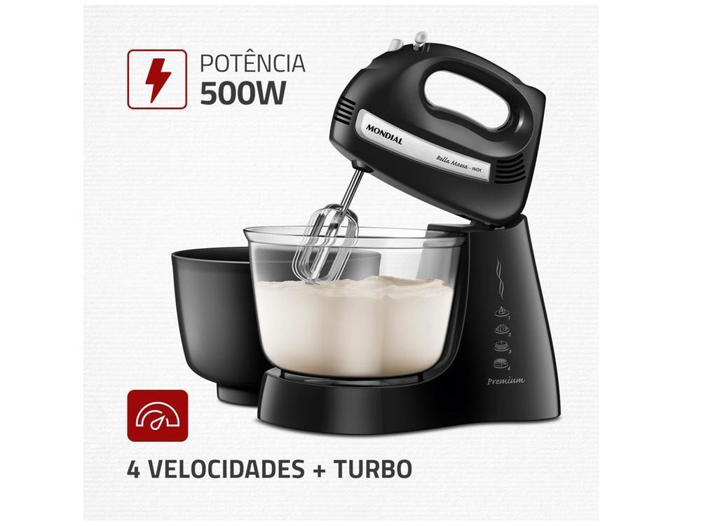 Batedeira Mondial 500W Bella Massa B-23 NP - 3