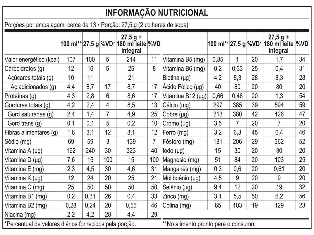 Complemento Alimentar Infantil Nutren Chocolate - 5