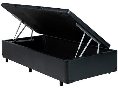 Base Cama Box Solteiro V-Joy com Baú 38x88x188cm Bravus