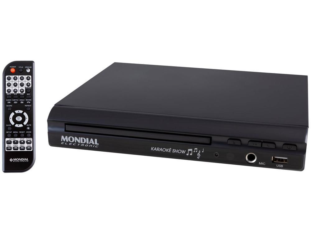 Aparelho de Karaokê DVD Player Mondial D-20 - 1