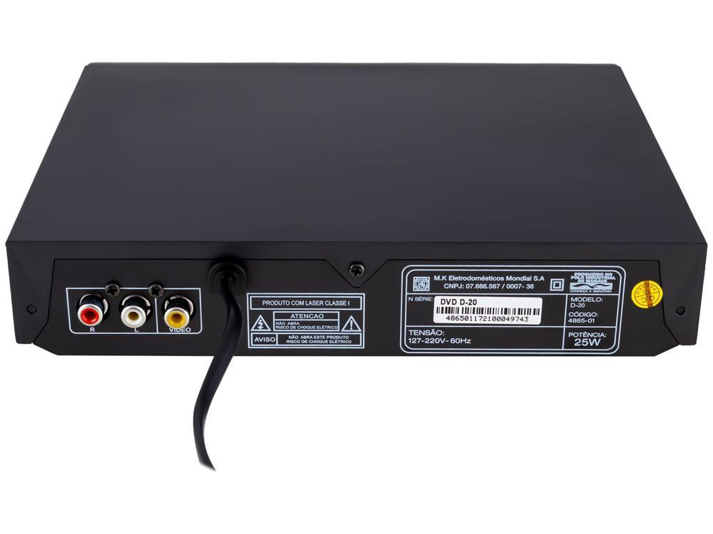 Aparelho de Karaokê DVD Player Mondial D-20 - 5