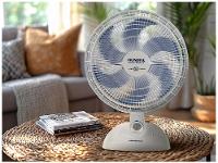 Ventilador de Mesa Mondial Super Power VSP-40-W 40cm 6 Pás 3 Velocidades Branco e Azul - 3