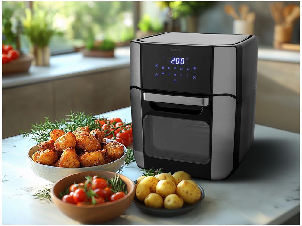 Air Fryer Britânia Oven BFR2100 Preto 12L com Timer - 12