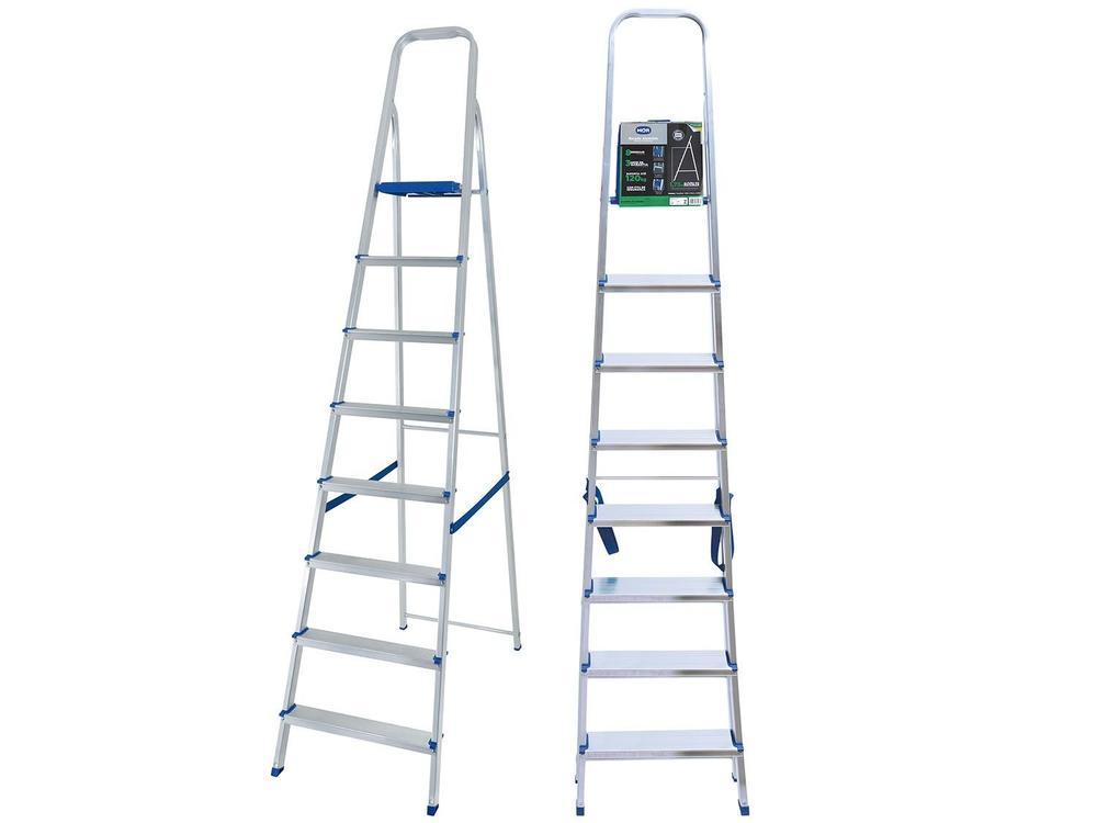 Escada Alumínio Mor 8 Degraus 5106 - 6