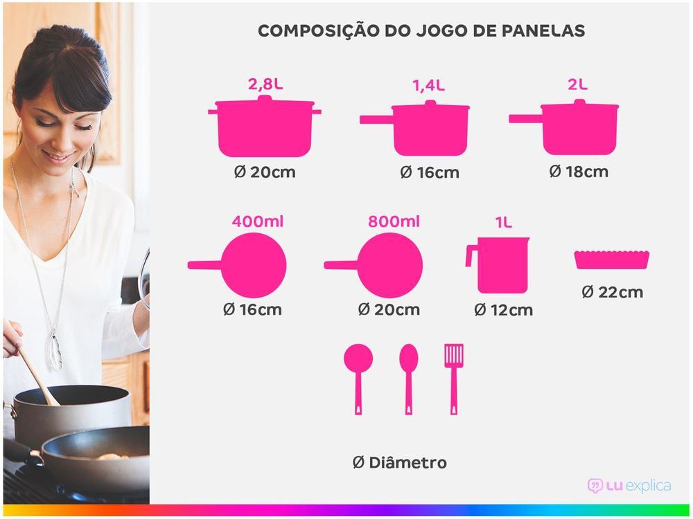 Jogo de Panelas Tramontina Antiaderente - 3