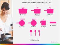 Jogo de Panelas Tramontina Antiaderente - 3