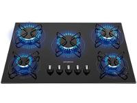 Cooktop 5 Bocas Mondial a Gás GLP Preto - 1