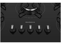 Cooktop 5 Bocas Mondial a Gás GLP Preto - 9
