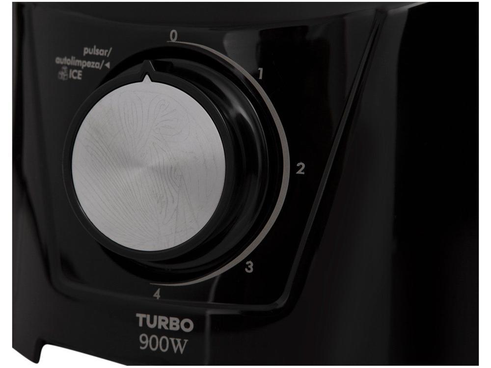 Liquidificador Britânia Turbo BLQ970P Preto 4 Velocidades 900W - 22