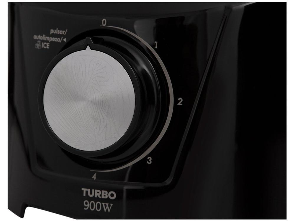 Liquidificador Britânia Turbo BLQ970P Preto 4 Velocidades 900W - 6
