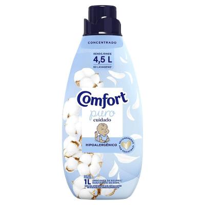 Amaciante Concentrado Comfort Puro Cuidado 1L