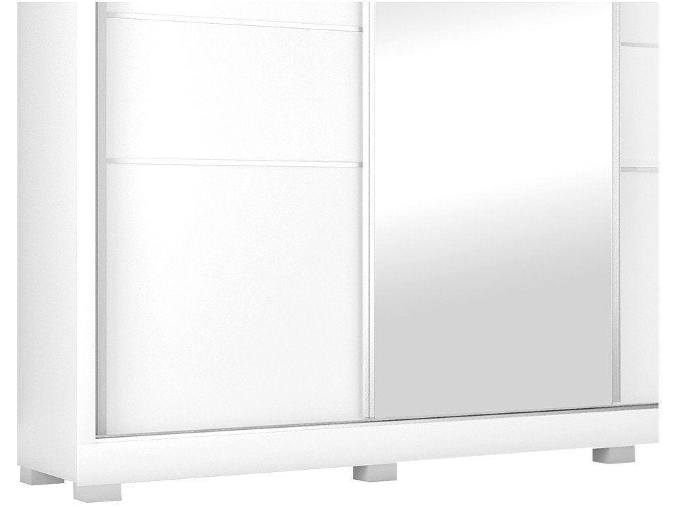 Guarda-roupa Casal com Espelho 3 Portas de Correr - 7