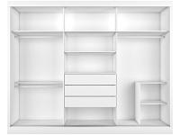 Guarda-roupa Casal com Espelho 3 Portas de Correr - 6