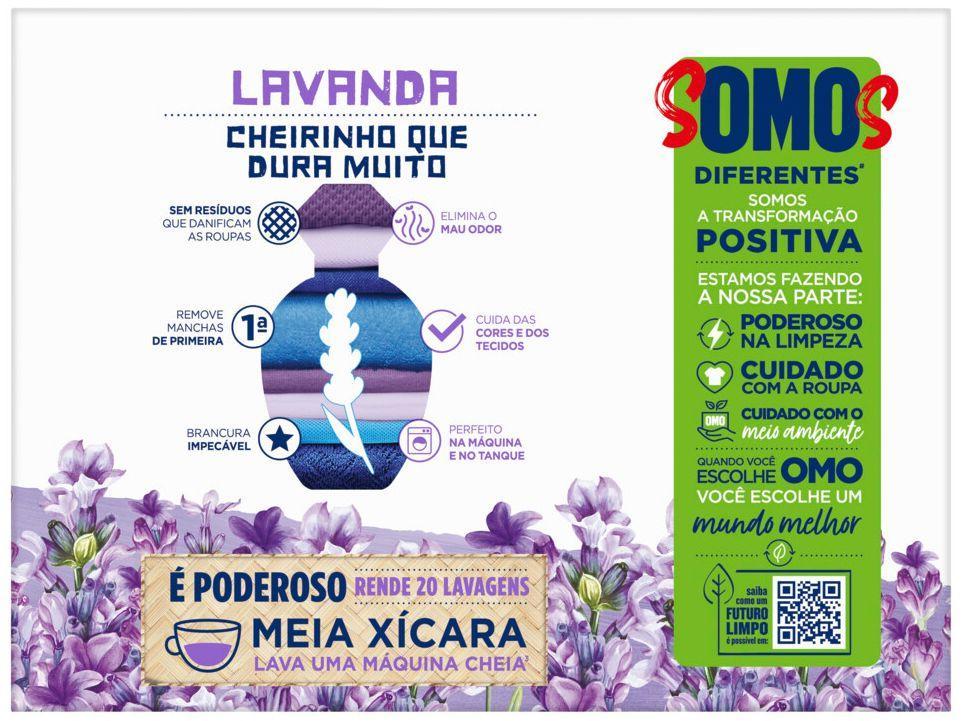 Sabão em Pó OMO Edição Especial Lavanda 1,6kg - 9
