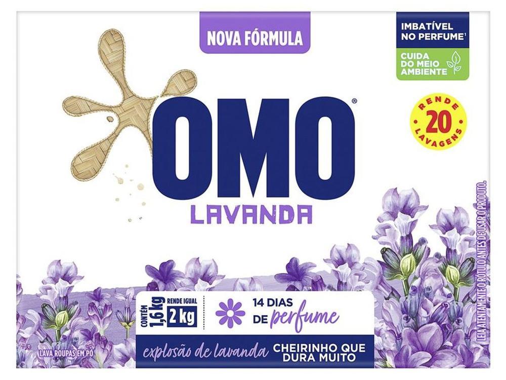 Sabão em Pó OMO Edição Especial Lavanda 1,6kg - 16