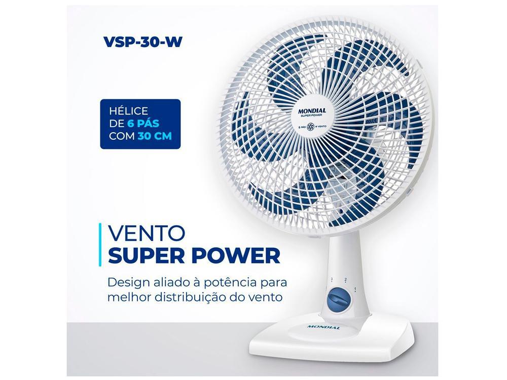 Ventilador de Mesa Mondial Super Power VSP-30-W - 13
