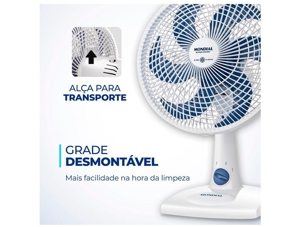 Ventilador de Mesa Mondial Super Power VSP-30-W - 16