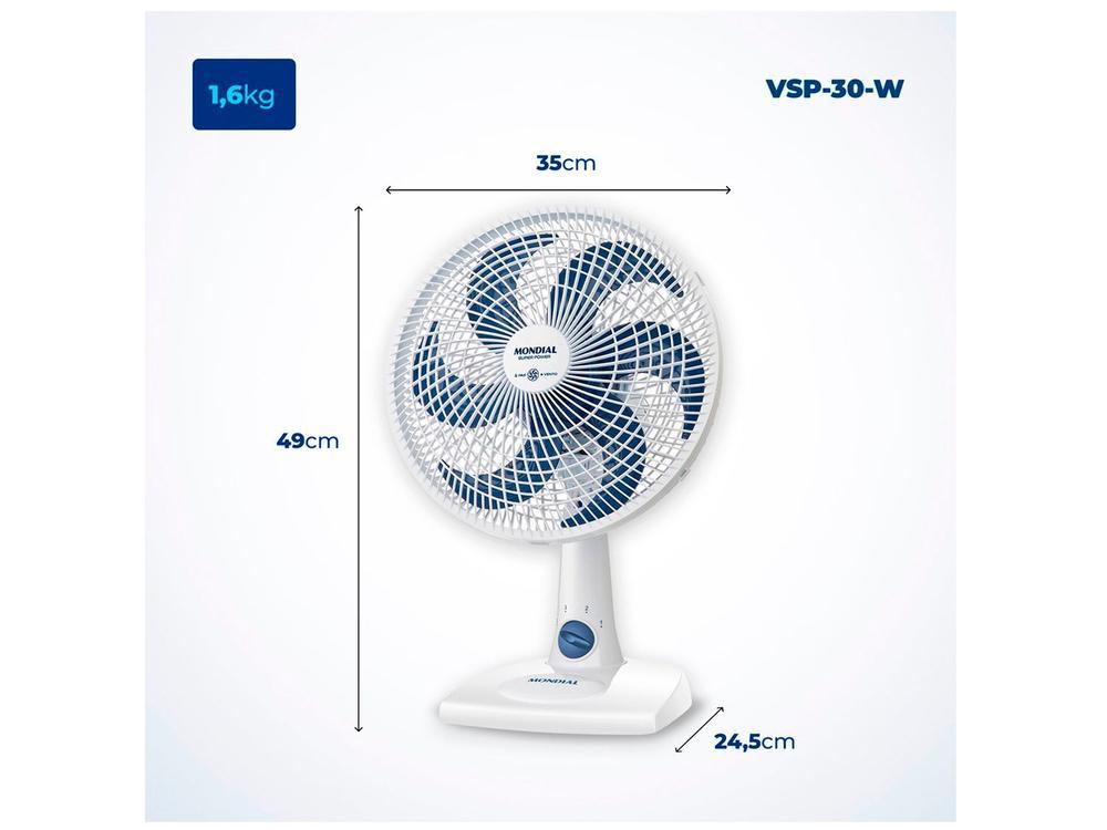 Ventilador de Mesa Mondial Super Power VSP-30-W - 17