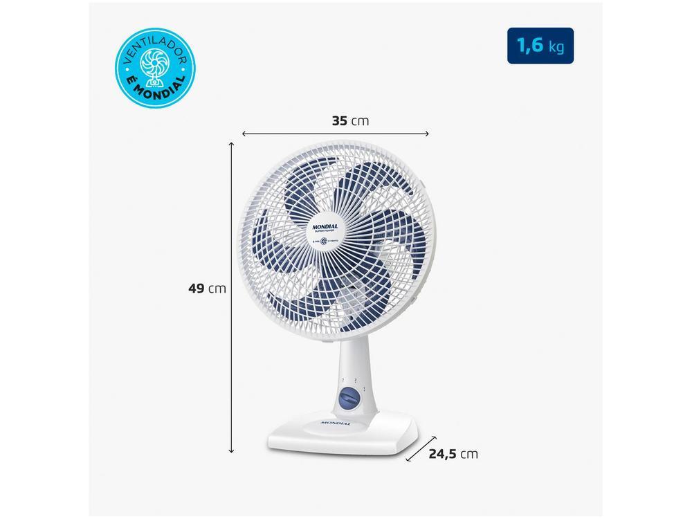 Ventilador de Mesa Mondial Super Power VSP-30-W - 8