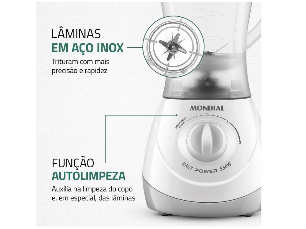 Liquidificador Mondial Easy Power L-550-W - 7