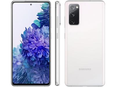 Smartphone Samsung Galaxy S20 FE 128GB Cloud White 4G 6GB RAM Tela 6,5” Câm. Tripla + 32M