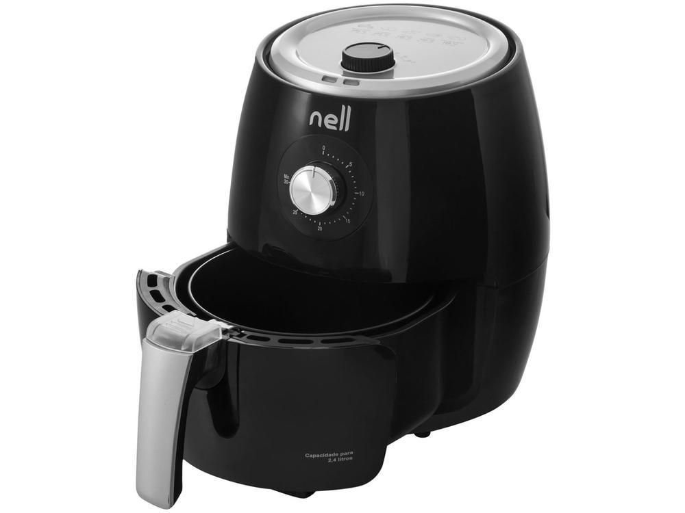 Fritadeira Elétrica sem Óleo/Air Fryer Nell Smart Preta 2,4L com Timer - 6