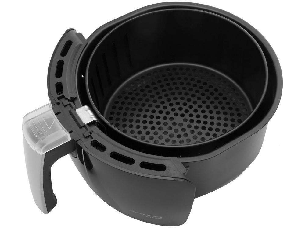 Fritadeira Elétrica sem Óleo/Air Fryer Nell Smart Preta 2,4L com Timer - 8