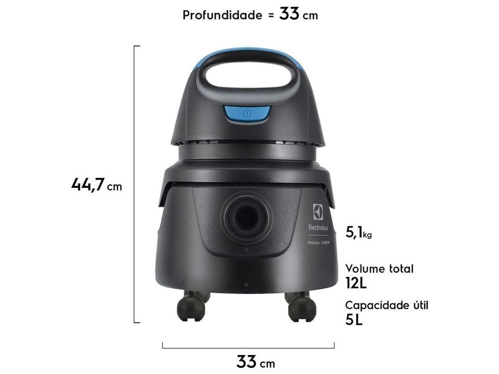 Aspirador de Pó e Água Electrolux 1400W AWD01 Preto 3011AH - 3