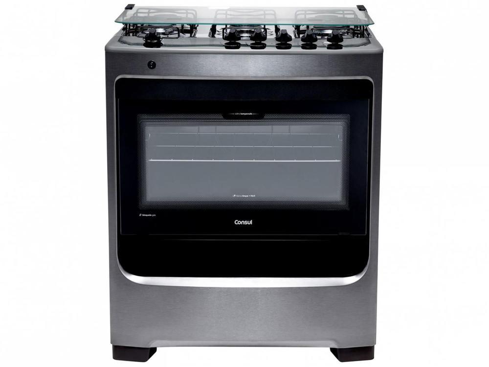 Fogão 5 Bocas Consul Inox CFS5NARUNA - 1